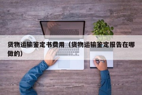 货物运输鉴定书费用（货物运输鉴定报告在哪做的）