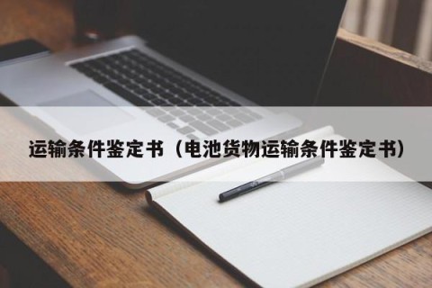 运输条件鉴定书（电池货物运输条件鉴定书）