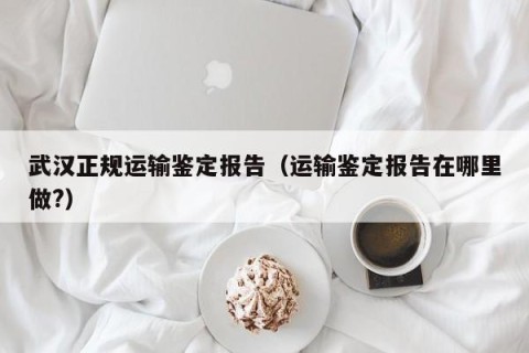武汉正规运输鉴定报告（运输鉴定报告在哪里做?）