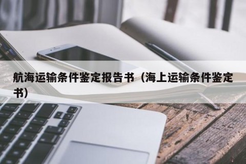 航海运输条件鉴定报告书（海上运输条件鉴定书）