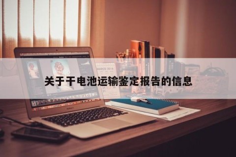 关于干电池运输鉴定报告的信息