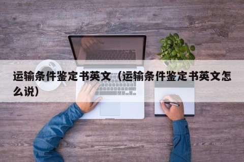 运输条件鉴定书英文（运输条件鉴定书英文怎么说）