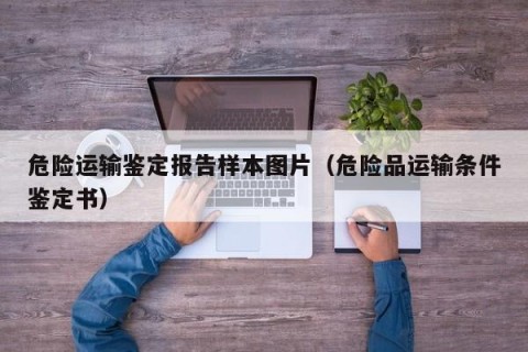 危险运输鉴定报告样本图片（危险品运输条件鉴定书）