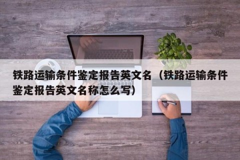 铁路运输条件鉴定报告英文名（铁路运输条件鉴定报告英文名称怎么写）