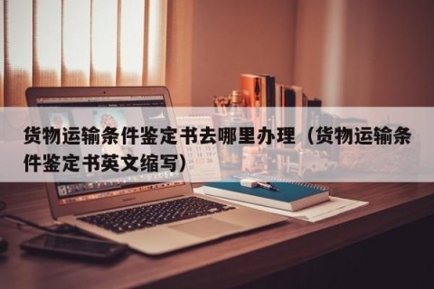 货物运输条件鉴定书去哪里办理（货物运输条件鉴定书英文缩写）