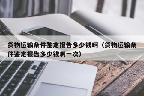 货物运输条件鉴定报告多少钱啊（货物运输条件鉴定报告多少钱啊一次）
