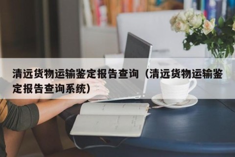 清远货物运输鉴定报告查询（清远货物运输鉴定报告查询系统）