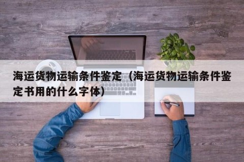 海运货物运输条件鉴定（海运货物运输条件鉴定书用的什么字体）