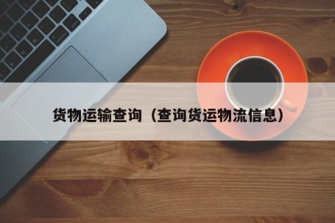 货物运输查询（查询货运物流信息）
